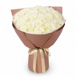 Букет "Kiku White" з 13 хризантем