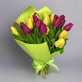 Bukiet Magicznych Tulipanów - Średni