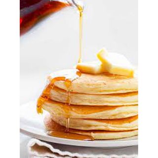 Single large fluffy Pancake