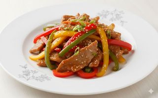 Maiale con peperoni
