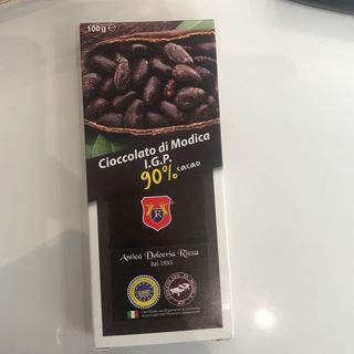 Cioccolato di Modica IGP fondente 90% cacao