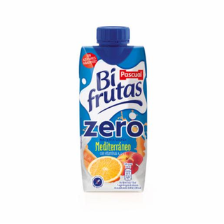 Bifrutas Mediterráneo Zero · Envase de 330 ml.