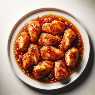 Kurczak w sosie słodko-pikantnym 300g