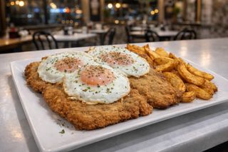 Milanesa A Caballo