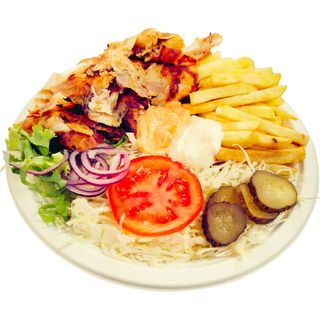 Meniu shaorma farfurie (600 gr)