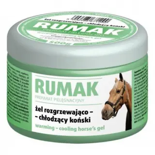 Gel pentru cai, cu efect de incalzire - racire, Rumak, 500g