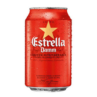 Estrella Damm Cerveza Lata 33cl