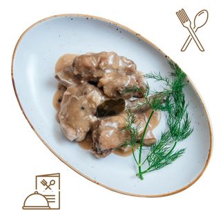 Conejo al Vino Blanco con Puré de Patata