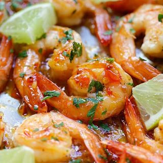 Gambas Com Sweet Chilli