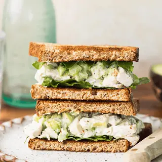 Toast Bread & Creamy Salad
