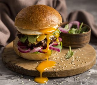 Hamburguesa Café Madrid