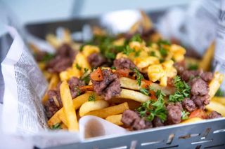 Vegan Rodman dirty fries