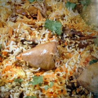Arroz biryani 