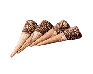 Barquillos Bañados En Chocolate Negro X4