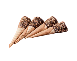 Barquillos Bañados En Chocolate Negro X4