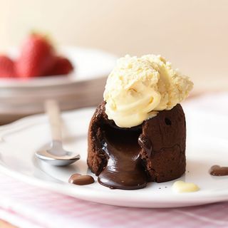 Coulant De Chocolate Con Helado