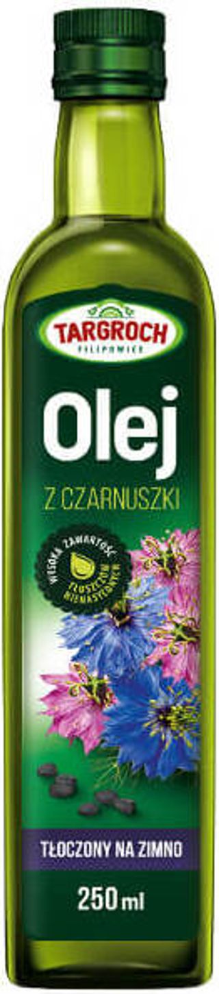 Olej z czarnuszki tłoczony na zimno 250ml Targroch