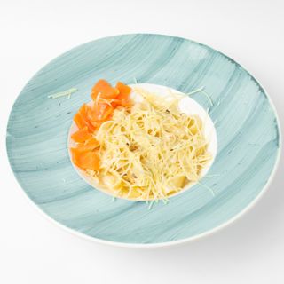 паста с лососем