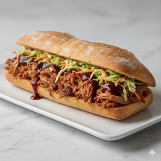 Bocadillo de pulled pork (viena)