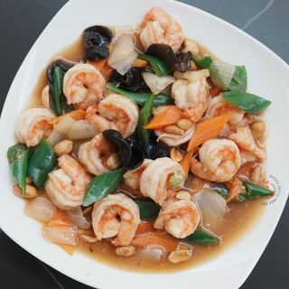 gamberi in salsa piccante