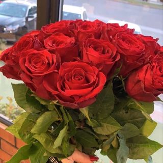 12 Roses Rouge Emballées