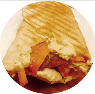 Falafel z baba ghanouz