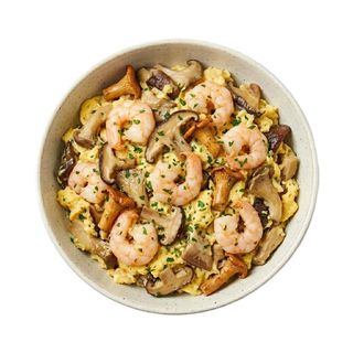 Revuelto De Setas Y Gambas