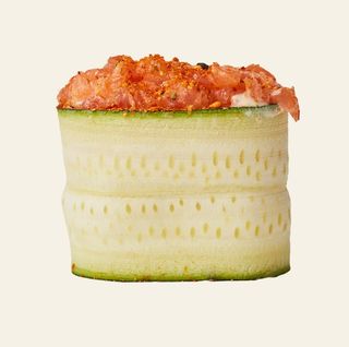 Gunkan salmone piccante 3 pezzi