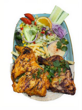 Plato De 1/2 Pollo A La Brasa