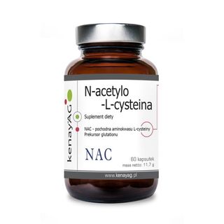 NAC N-acetylo-L-cysteina 150mg 60 kapsułek kenayAG