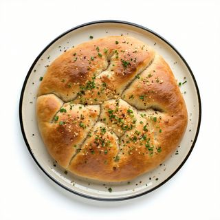 Focaccia cu oregano sau usturoi