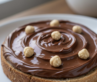 Pan con crema chocoavellanas