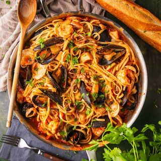 Spaghetti La Piazzetta fructe de mare