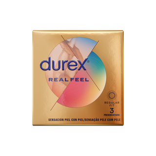 Durex – Preservativos Real Feel (3 Unidades)