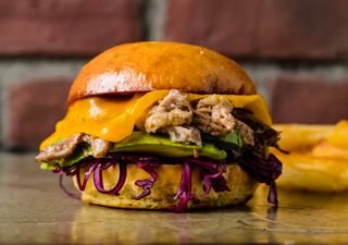 Hooked ribs Jerry burger con fries