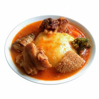 Sauce Cabris & Foufou Igname