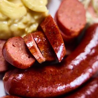 Spaghetti and sausages 