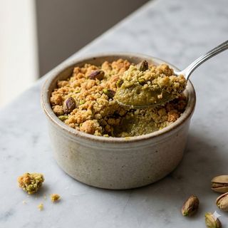 Crumble al pistacchio