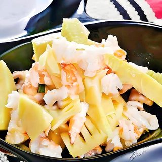 G1. Creveți cu bambus și ciuperci 双冬虾