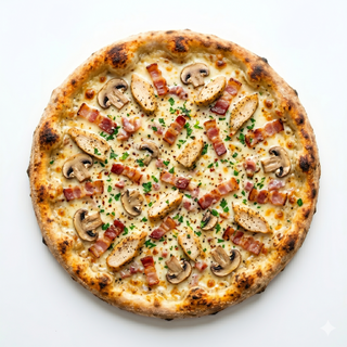 Pizza Carbonara Classic (Mediana)