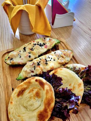 Лодочки из кабачков