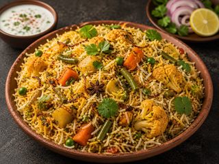 Vegetable special biryani