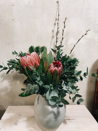 Ramo Proteas Con Verdes