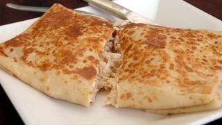 Crepe Salgado de Fiambre e Cogumelos