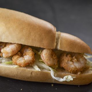 Bocadillo Po'boy de Gambas