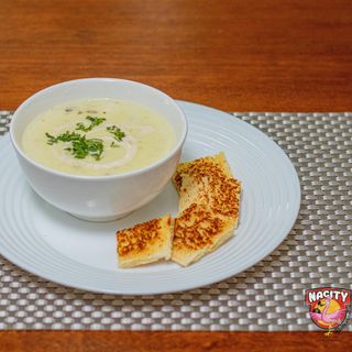 Cream Of Mushroom Soup (Bread Rolls)
