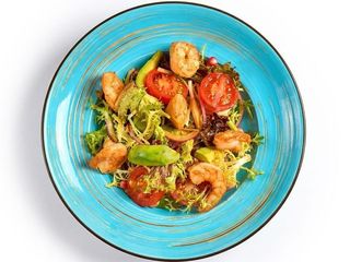 Салат з креветками (300g)