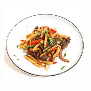 Фри с мясом