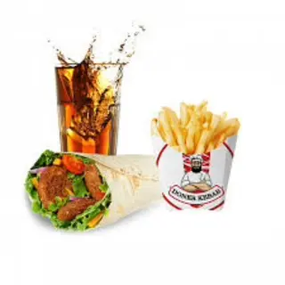 Durum falafel + Patatas fritas + Bebida