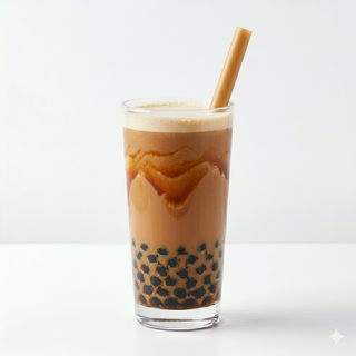 Bubble Boba Caramel Milk Tea Grande (500 ml.)